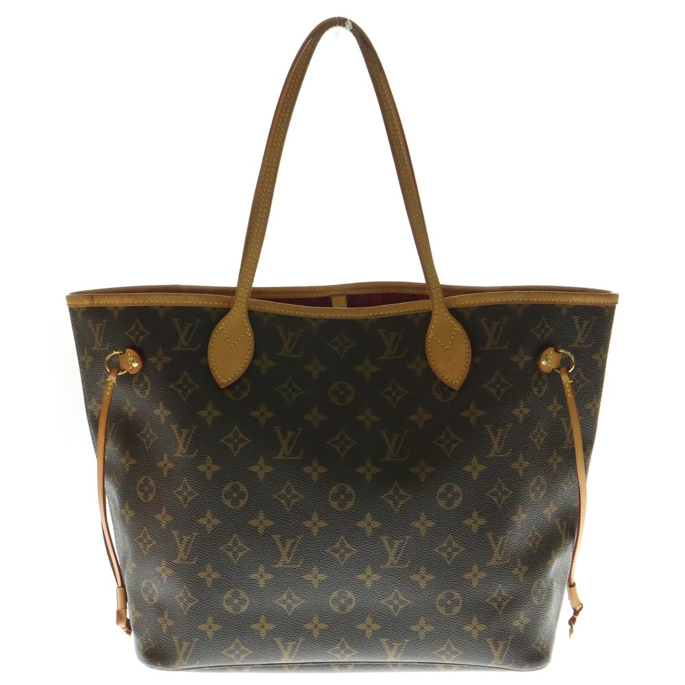 LOUIS VUITTON(ルイヴィトン) モノグラム ネヴァーフルMM ピヴォワンヌ ポーチ付PVCトートバッグ ブラウン レディース M41178
