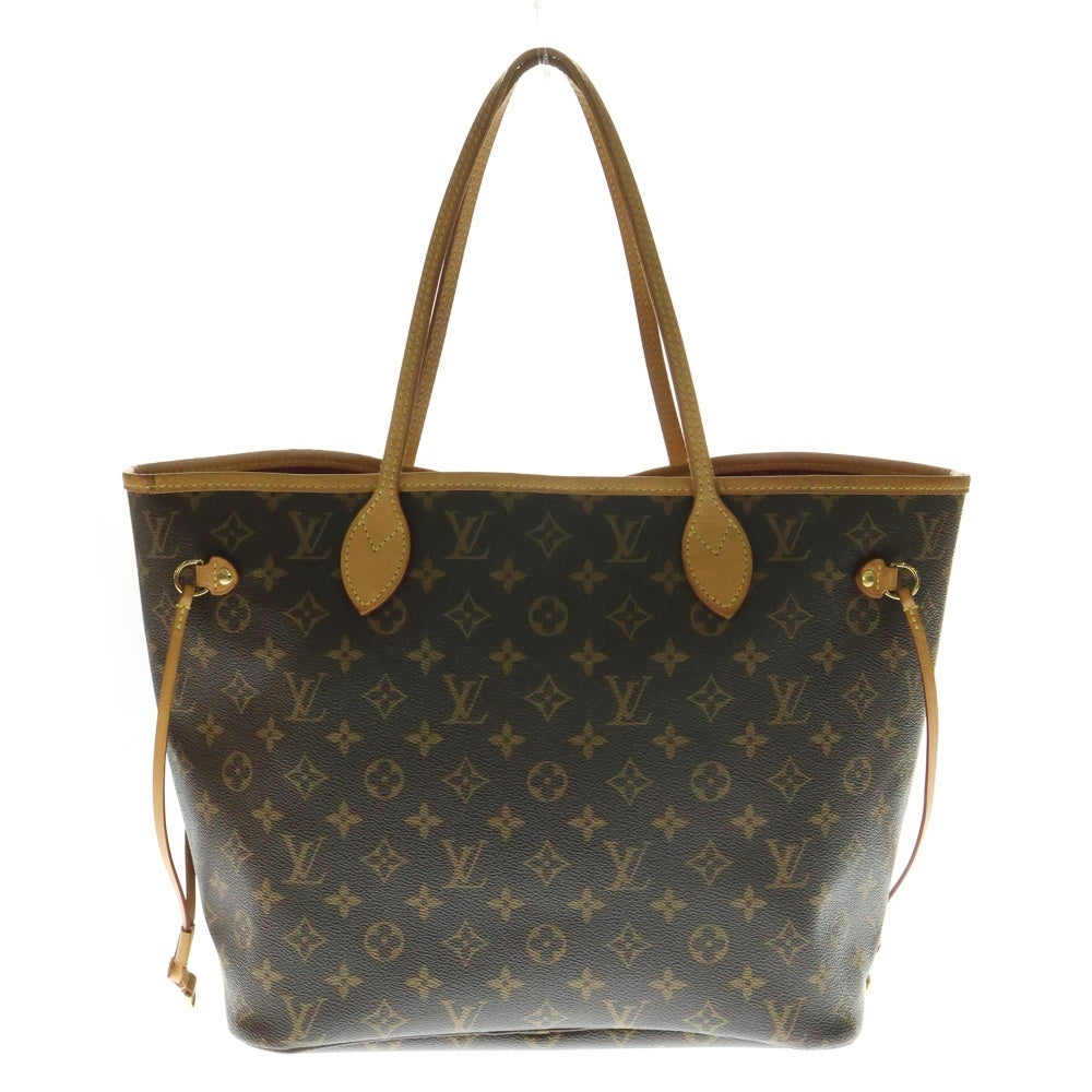LOUIS VUITTON(ルイヴィトン) モノグラム ネヴァーフルMM ピヴォワンヌ ポーチ付PVCトートバッグ ブラウン レディース M41178