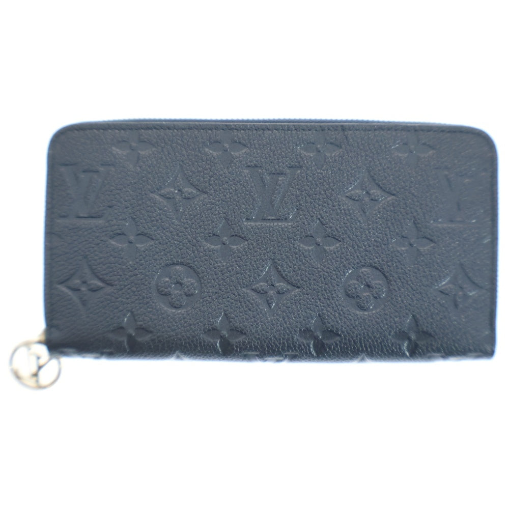 LOUIS VUITTON(ルイヴィトン) モノグラムアンプラント ジッピーウォレット メタリックブルー 長財布 RFID M82838