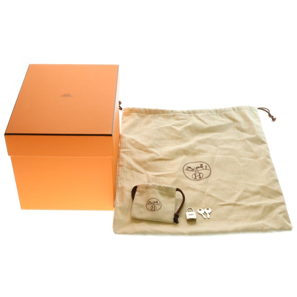 HERMES(エルメス) ピコタンロック PM ハンドバッグ ミニバッグ グレー エタン レザー シルバー金具 D刻印