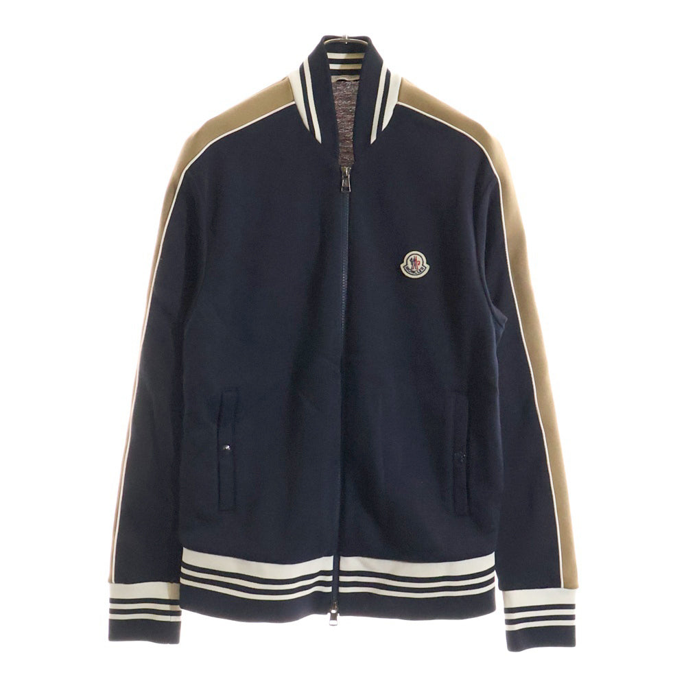 MONCLER(モンクレール) 21AW セットアップジャージ ワッペンロゴ サイドライン ジップアップ トラックジャケット ロゴプリント スウェット ジョガーパンツ G20918G00001 899F6