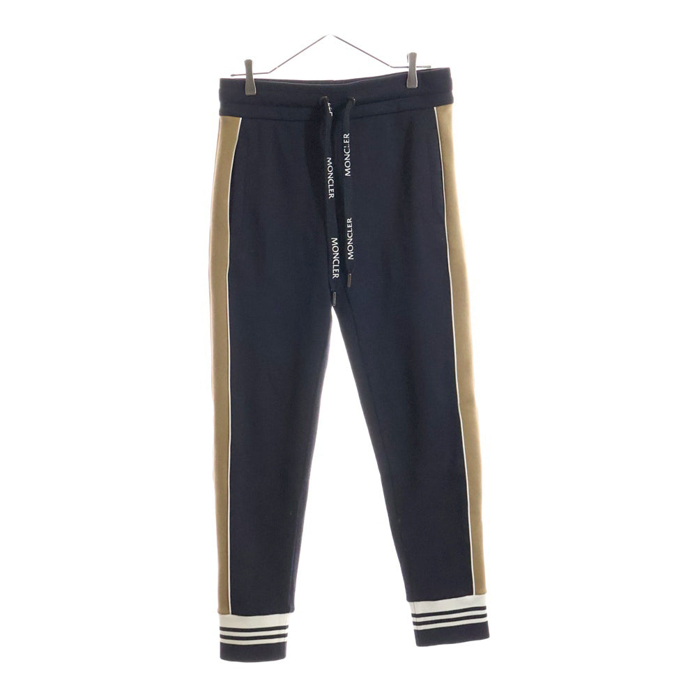 MONCLER(モンクレール) 21AW セットアップジャージ ワッペンロゴ サイドライン ジップアップ トラックジャケット ロゴプリント スウェット ジョガーパンツ G20918G00001 899F6
