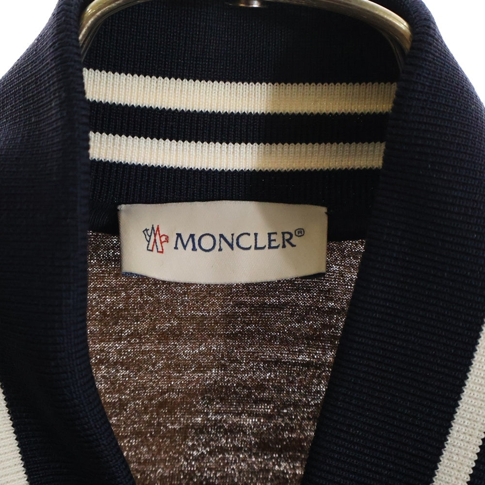 MONCLER(モンクレール) 21AW セットアップジャージ ワッペンロゴ サイドライン ジップアップ トラックジャケット ロゴプリント スウェット ジョガーパンツ G20918G00001 899F6
