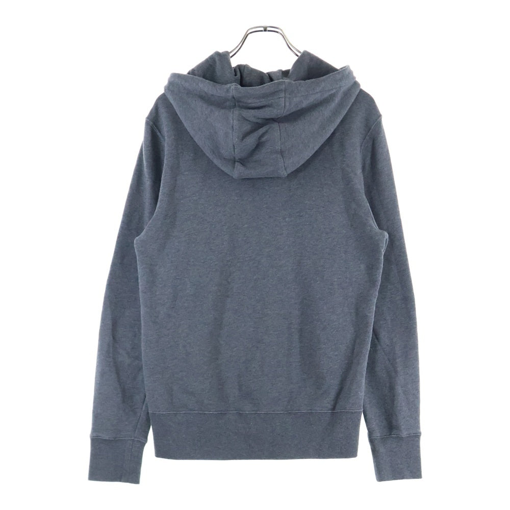 MONCLER(モンクレール) 20AW フロント ビッグロゴ刺繍 プルオーバースウェットパーカー フーディー グレー F20918G74610 80985