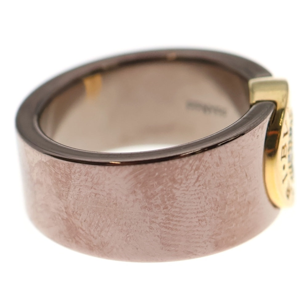 BVLGARI(ブルガリ) ブルガリブルガリ BBブロンズ パヴェダイヤリング 指輪 K18PG/YG ピンクゴールド イエローゴールド
