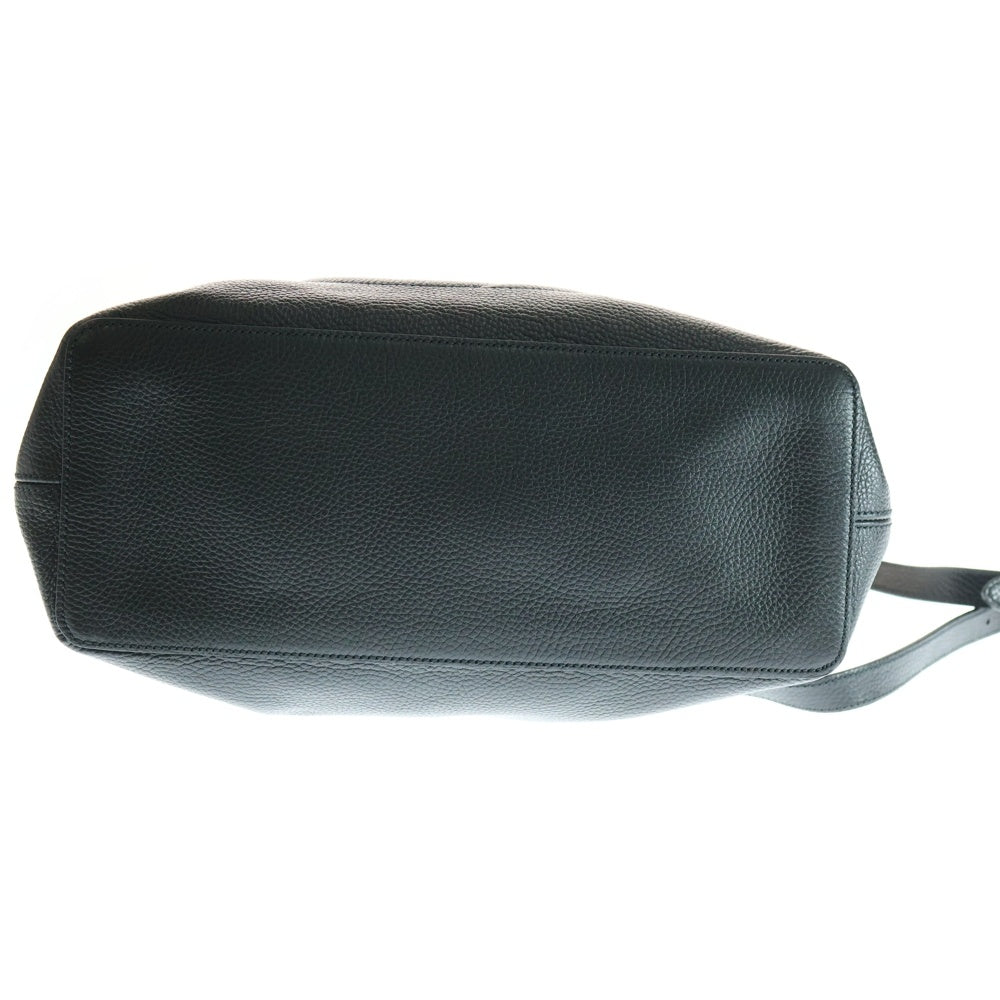 GUCCI(グッチ) ソーホー フリンジ チェーントートバッグ ハンドバッグ ブラック レザー ゴールド金具 536194