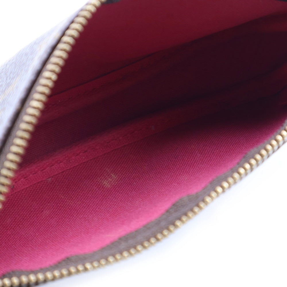 LOUIS VUITTON(ルイヴィトン) モノグラム ヴィヴィエンヌ ミニ・ポシェット・アクセソワール ミニハンドバッグ チェーンバッグ ポーチ ケース ブラウン ゴールド金具 PVC M69752