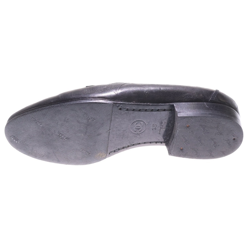 CHANEL(シャネル) ココマーク ローファー レザーシューズ ブラック 35