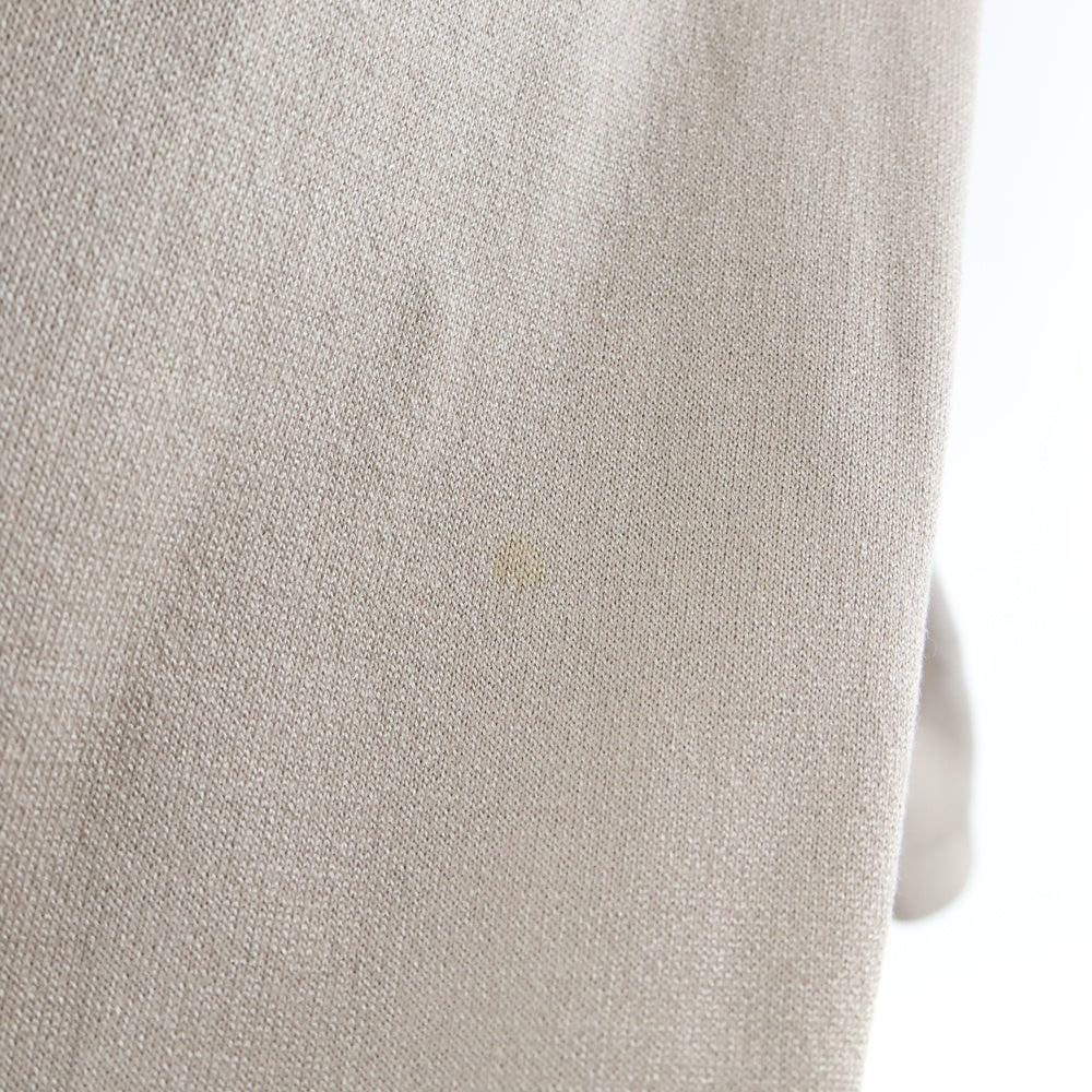 HERMES(エルメス) BRIDES de GALA ブリッド ドゥ ガラ 柄プリント シルク スカーフ 切り替え ニット 長袖 カーディガン ベージュ レディース