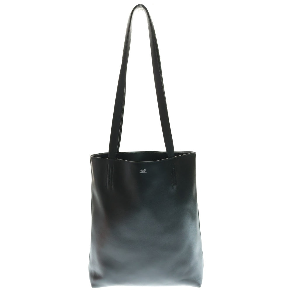 HERMES(エルメス) Double Sens ドゥブルセンス36 トリヨンクレマンス リバーシブルレザートートバッグ ブラック