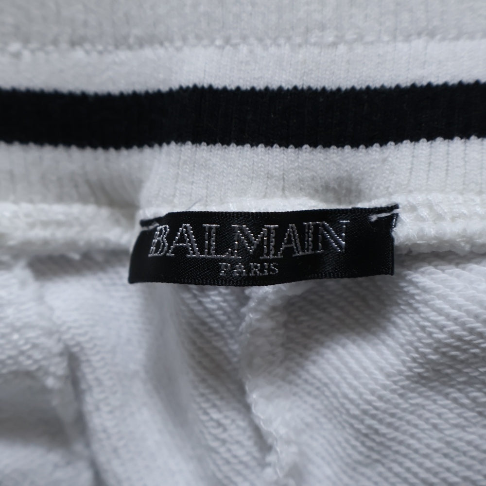 BALMAIN(バルマン) サイドロゴ スウェットパンツ ホワイト