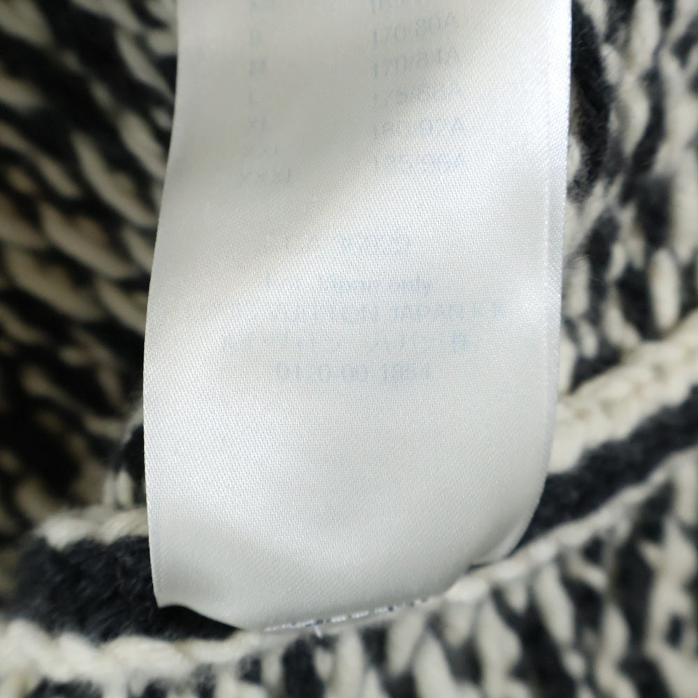 LOUIS VUITTON(ルイヴィトン) 20AW ディストーテッドモノグラム ニットセーター ブラック RM202 TPA HJN85W