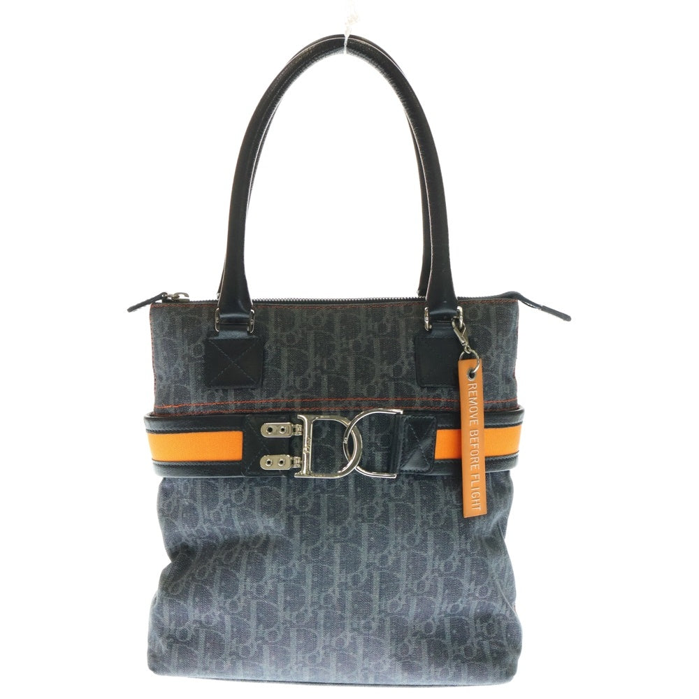 DIOR(ディオール) フライトライン トートバッグ ハンドバッグ ネイビー 