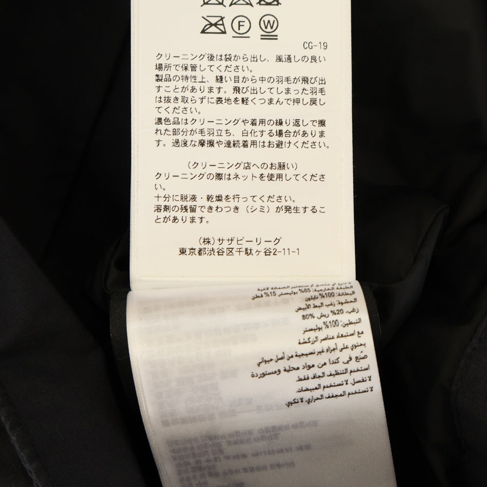 CANADA GOOSE(カナダグース) フリースタイル クルー ワッペンロゴ ジップアップ ダウン ベスト ブラック 4154M