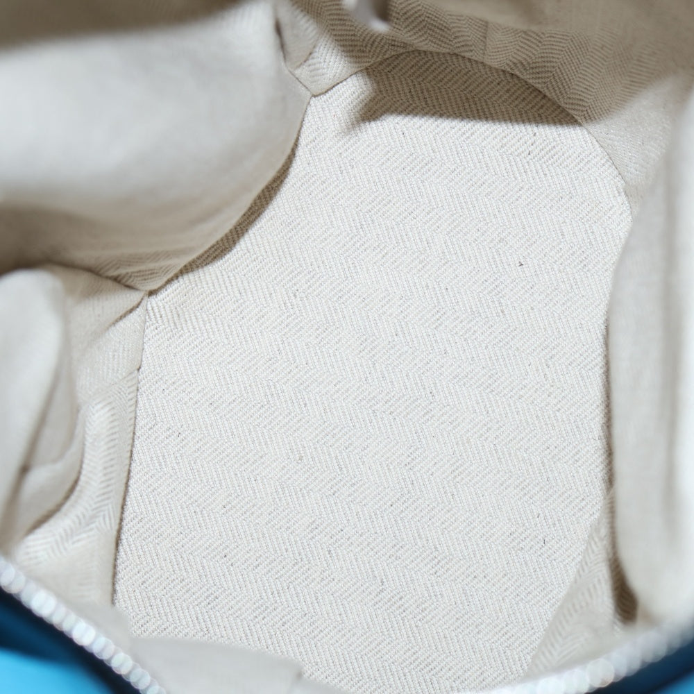 LOEWE(ロエベ) 2WAYショルダーバッグ ハンドバッグ ラージ ブルー レザー シアン