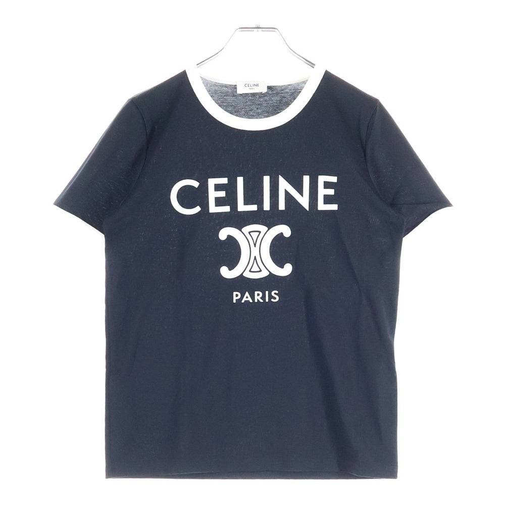 CELINE(セリーヌ) トリオンフ ロゴプリント コットンジャージー クルー