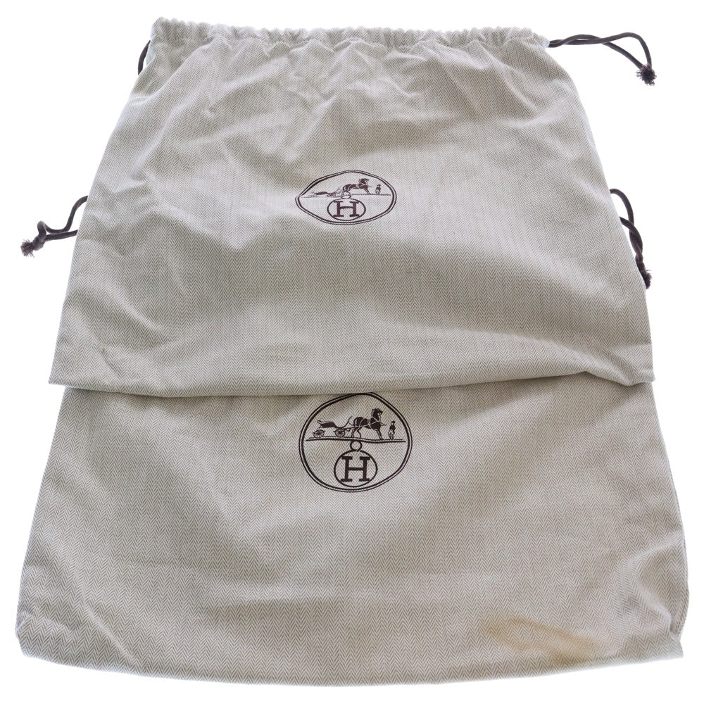 HERMES(エルメス) レザー サイドジップ プレーントゥ ショートブーツ シューズ ブラック