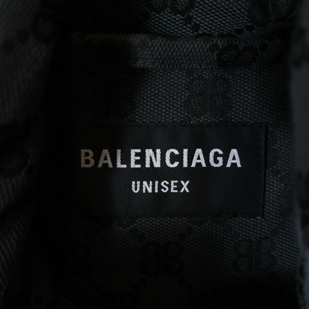 GUCCI(グッチ) 21AW BALENCIAGA×GUCCI The Hacker Project Hacker Cocoon Puffer Gilet Vest ハッカープロジェクト コクーンパファージレダウンベスト ブラック 681886