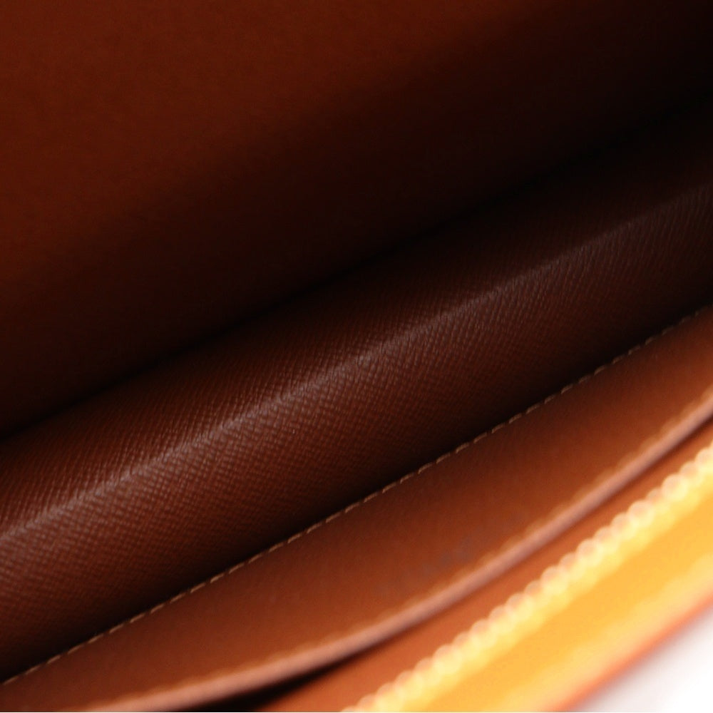 LOUIS VUITTON(ルイヴィトン) エピ ポシェットオム クラッチバッグ セカンドバッグ ケース ポーチ オレンジブラウン ジパングゴールド M52528 ゴールド金具