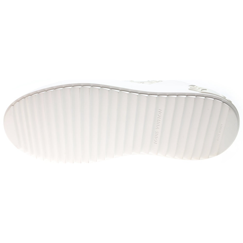 LOUIS VUITTON(ルイヴィトン) 22SS タイムアウトライン モノグラム クリア レザー レースアップ ローカットシューズ スニーカー ホワイト/シルバー レディース 1A9PZU