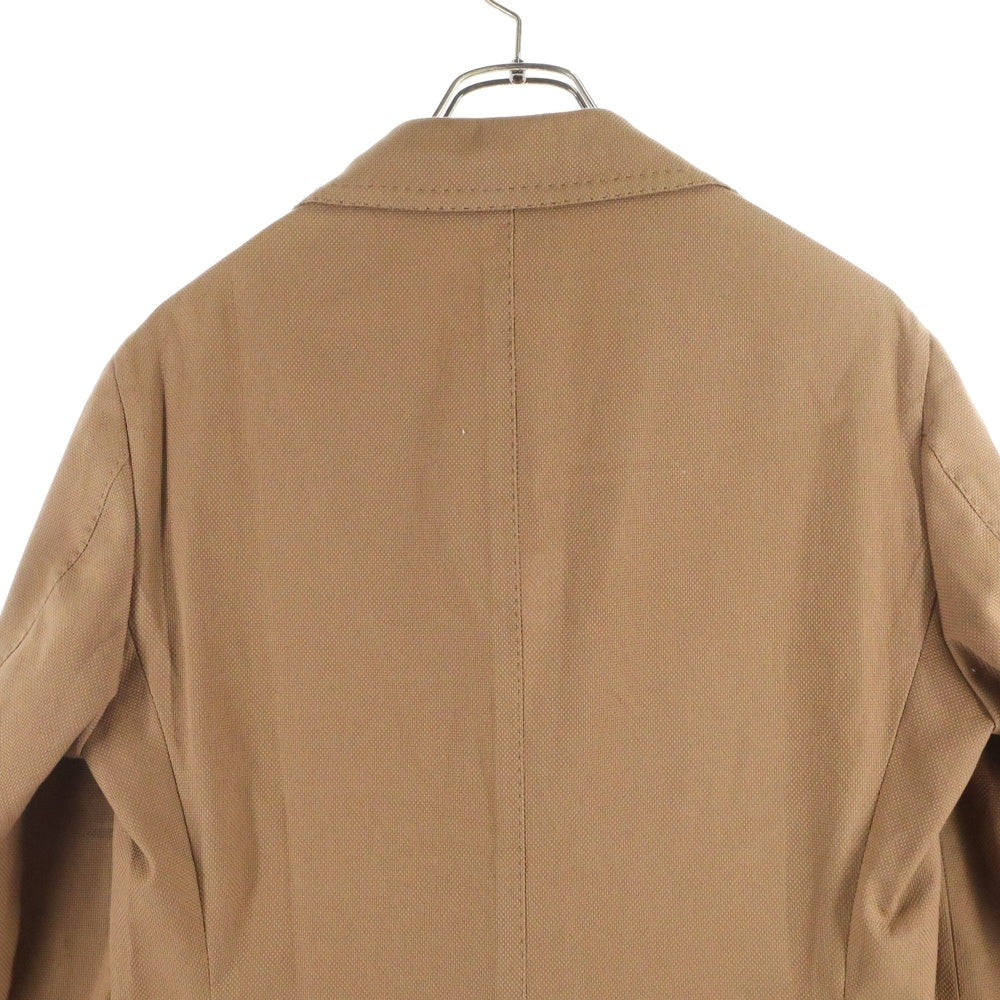 STILE LATINO(スティレラティーノ) コットン ダブルブレスト ピークドラペル テーラードジャケット ブラウン GULEO659