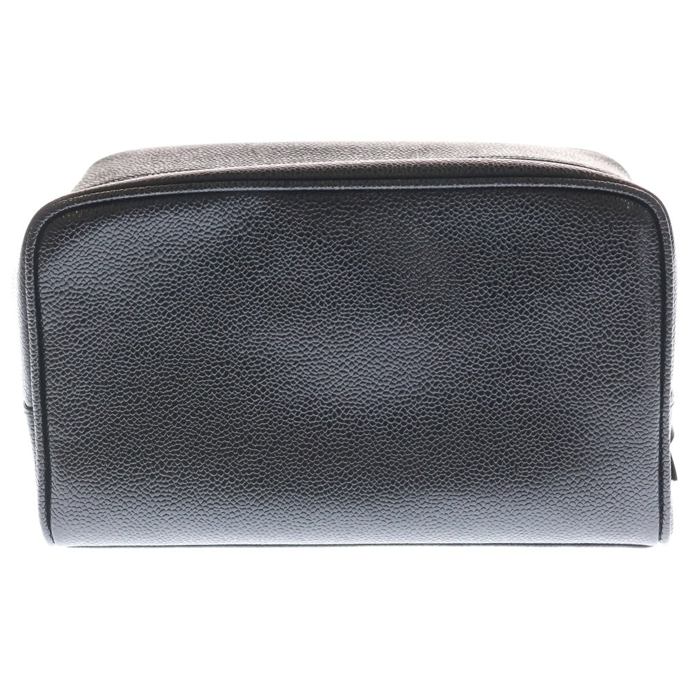 CHANEL(シャネル) ココマーク クラッチバッグ セカンドバッグ ポーチ ケース ブラック キャビアスキン ゴールド金具