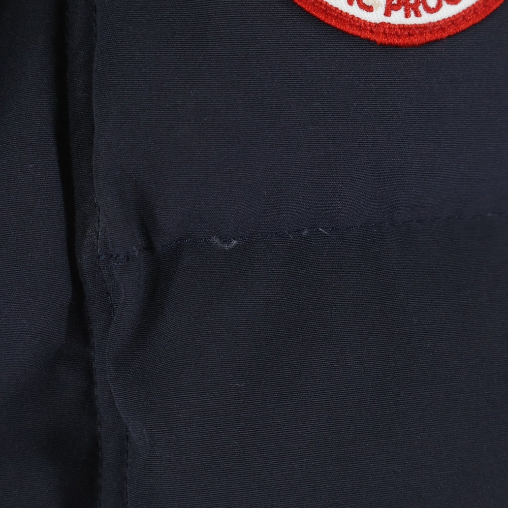 CANADA GOOSE(カナダグース) FREESTYLE フリースタイル ワッペンロゴ スタンドカラー ジップアップ ダウンベスト ネイビー 4125M R