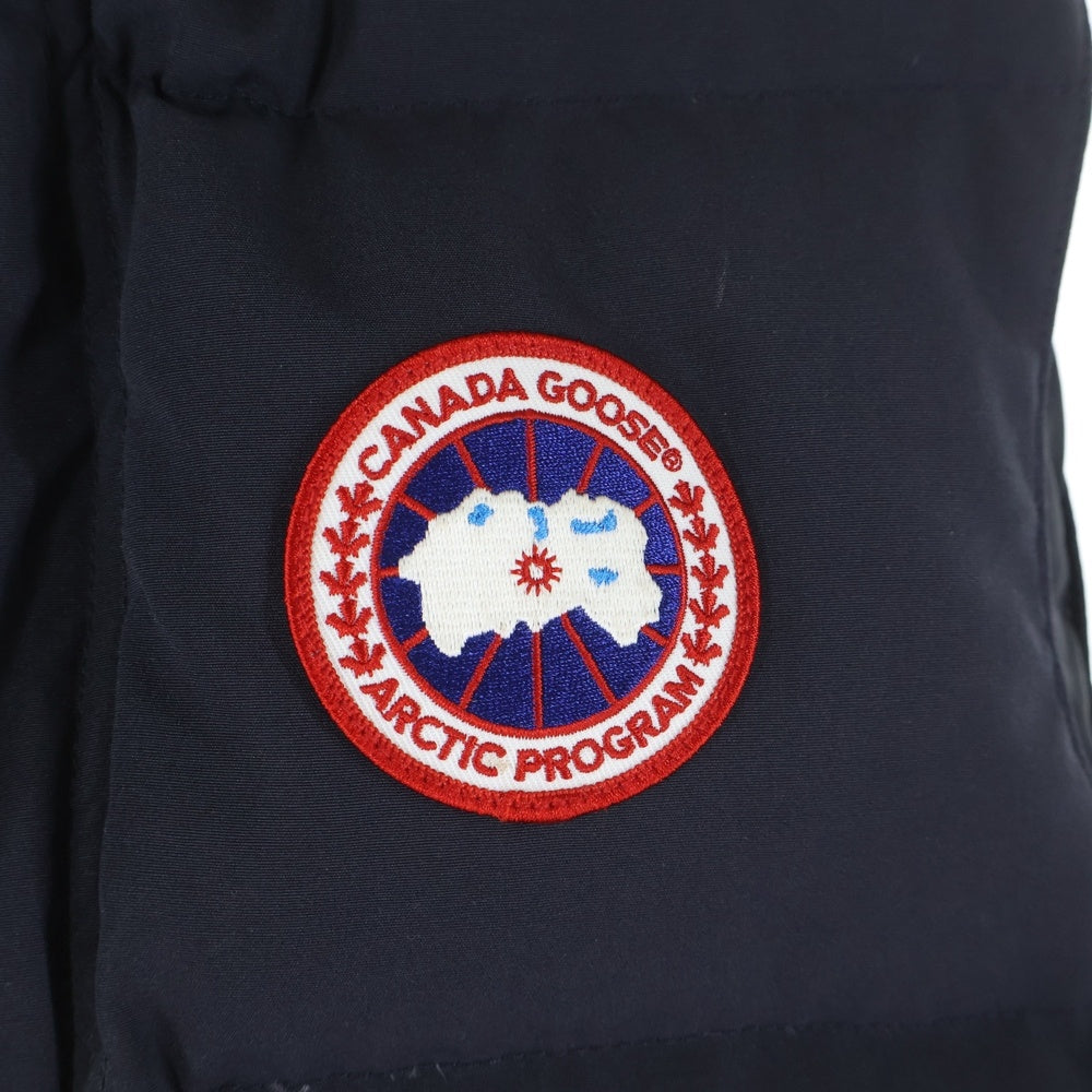 CANADA GOOSE(カナダグース) FREESTYLE フリースタイル ワッペンロゴ スタンドカラー ジップアップ ダウンベスト ネイビー 4125M R