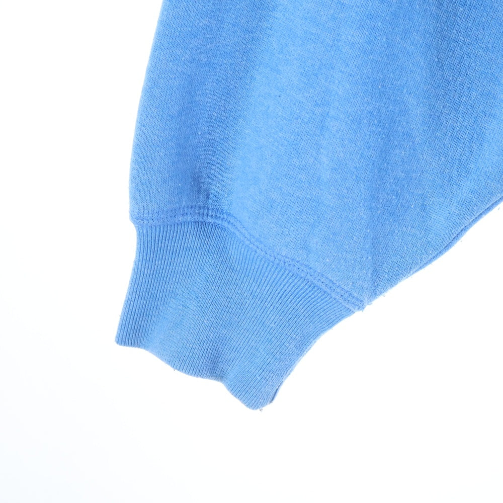 Acne Studios(アクネ ストゥディオズ) 19AW ビデオ ロゴ グラフィックプリント カットオフ クルーネック ラグランスリーブ プルオーバースウェット トレーナー ライトブルー FN-MN-SWEA000052