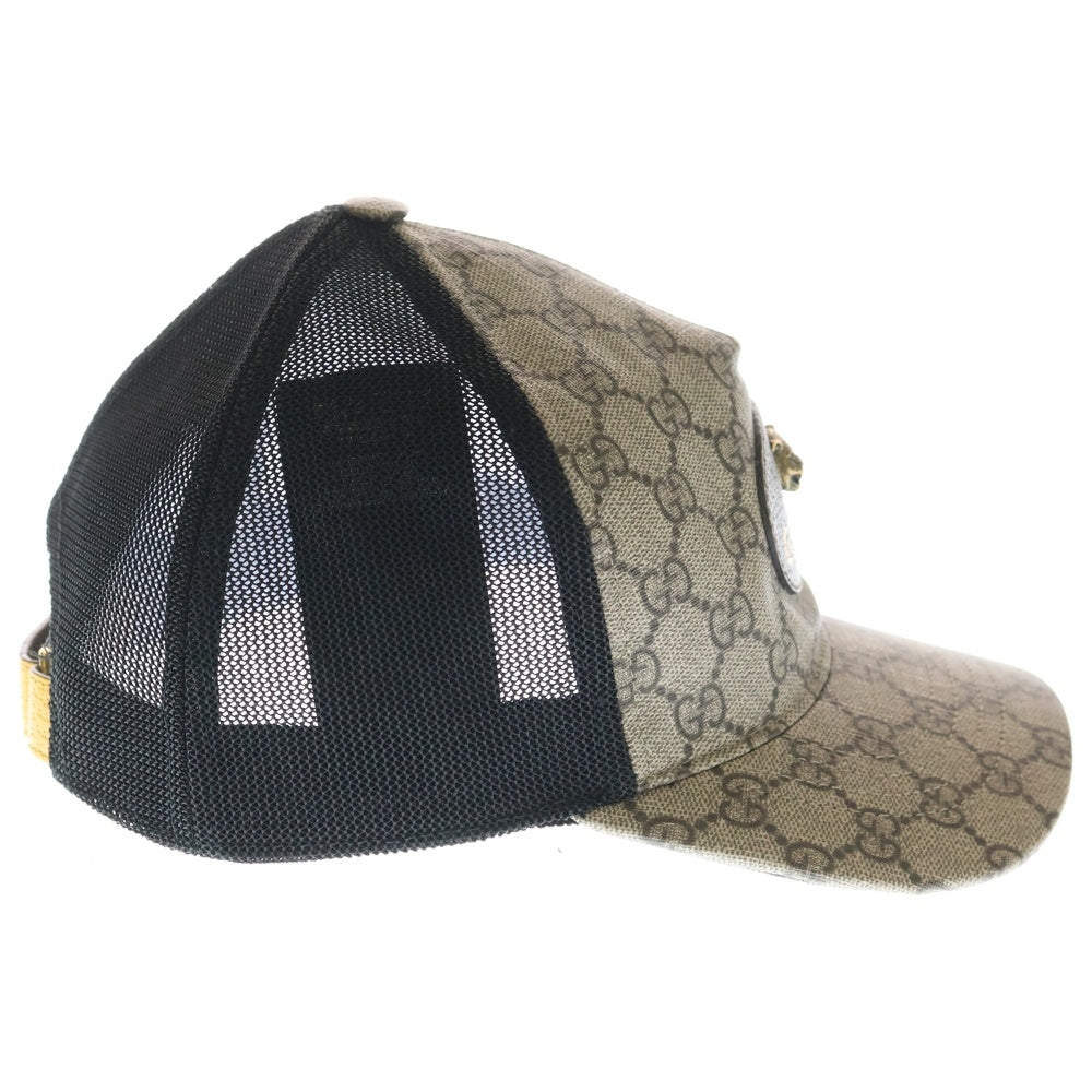 GUCCI(グッチ) GGスプリーム タイガー メッシュキャップ ベージュ #M 426887