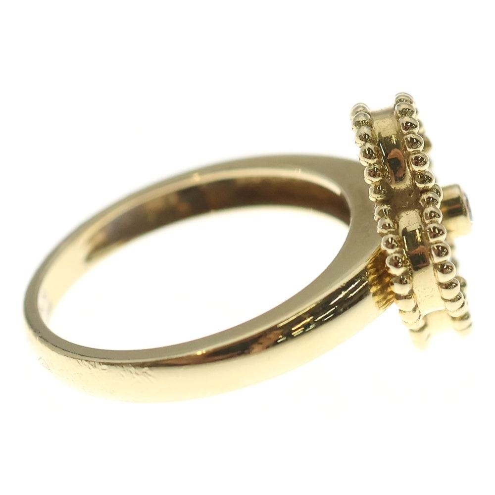 Van Cleef & Arpels(ヴァンクリーフアンドアーペル) ヴィンテージアルハンブラ オニキス 1PD リング Au750 K18 YG イエローゴールド VCARA41056