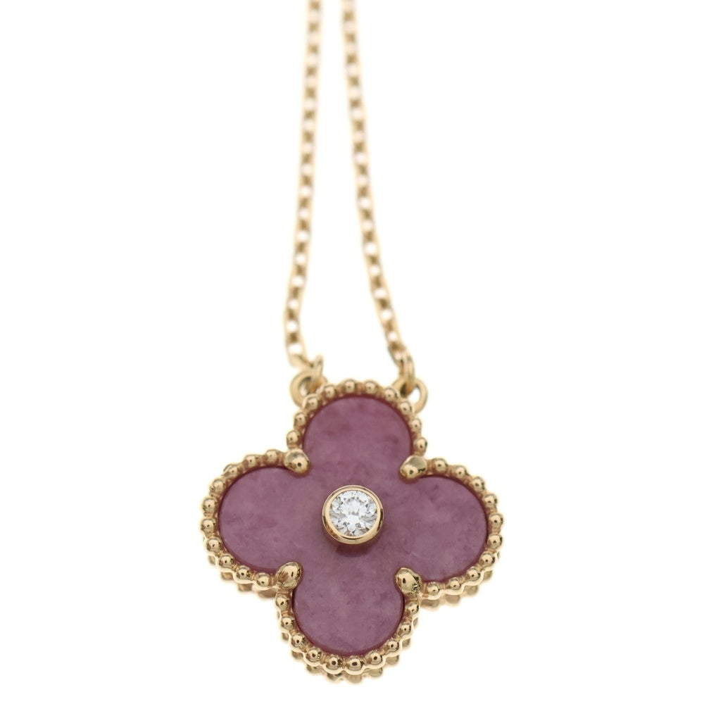 Van Cleef & Arpels(ヴァンクリーフアンドアーペル) ヴィンテージアルハンブラ ロードナイト 1PD ダイヤ ネックレス VCARP7TD00