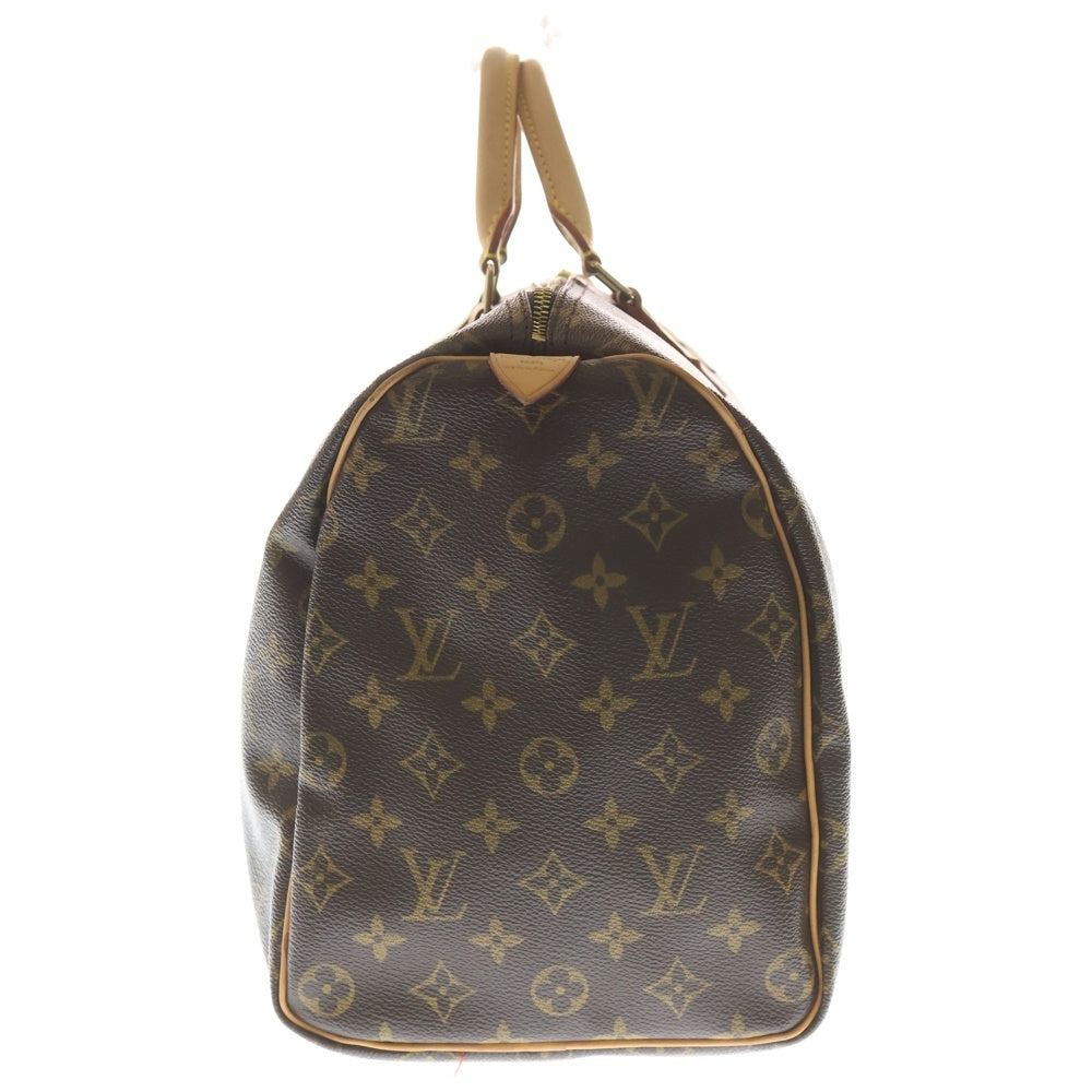 LOUIS VUITTON(ルイヴィトン) スピーディ40 モノグラム PVC レザー ハンドバッグ ボストンバッグ ブラウン レザー×PVC M41522 ゴールド金具 レディース