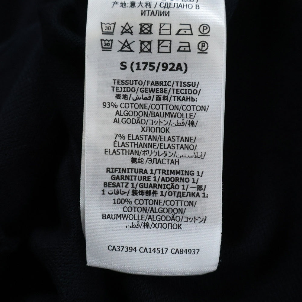 GUCCI(グッチ) 21AW インターロッキングG ストライプ 半袖ポロ シャツ ネイビー×ベージュ レディース