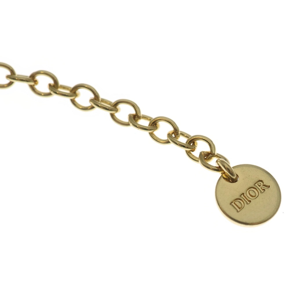 Christian Dior(クリスチャンディオール) プチ CD ラッキーバロック スター ブレスレット パール ゴールド×ブラック B2666WOMVE