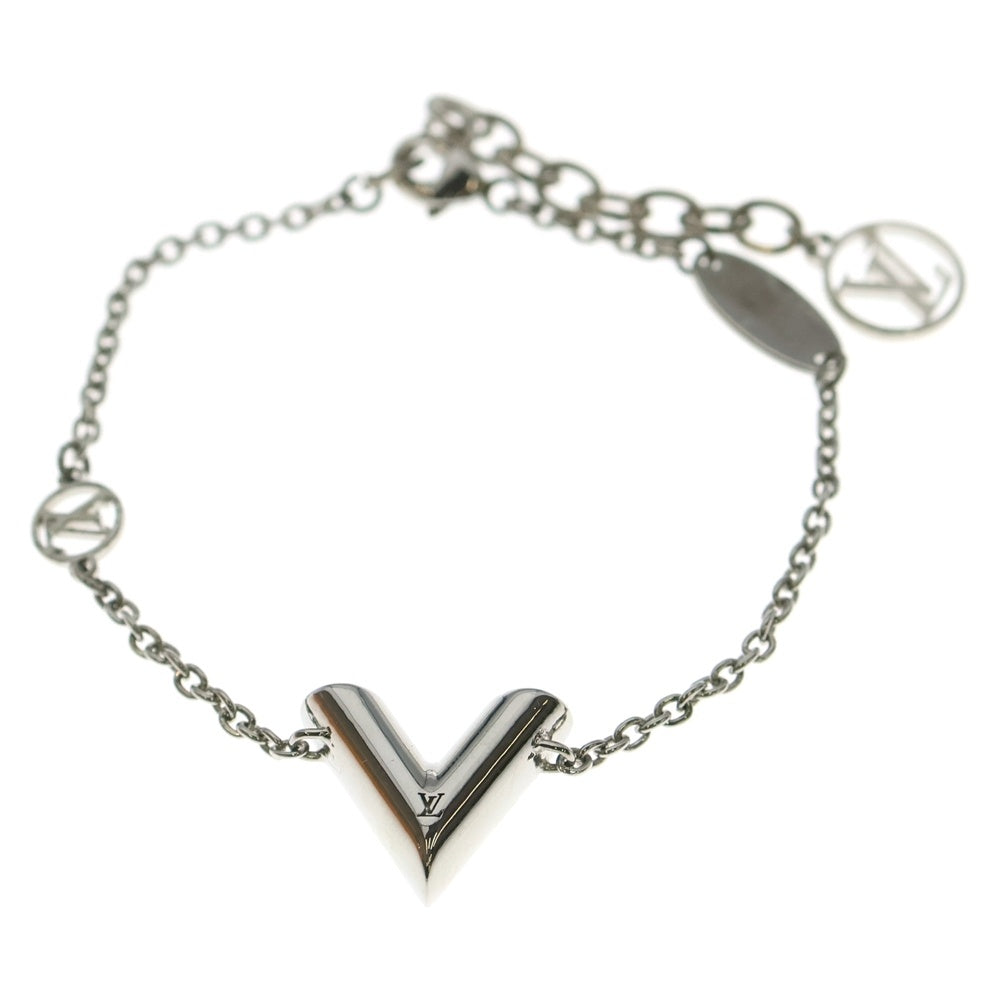 LOUIS VUITTON(ルイヴィトン) エセンシャルV ブレスレット シルバー チェーン M63198 レディース