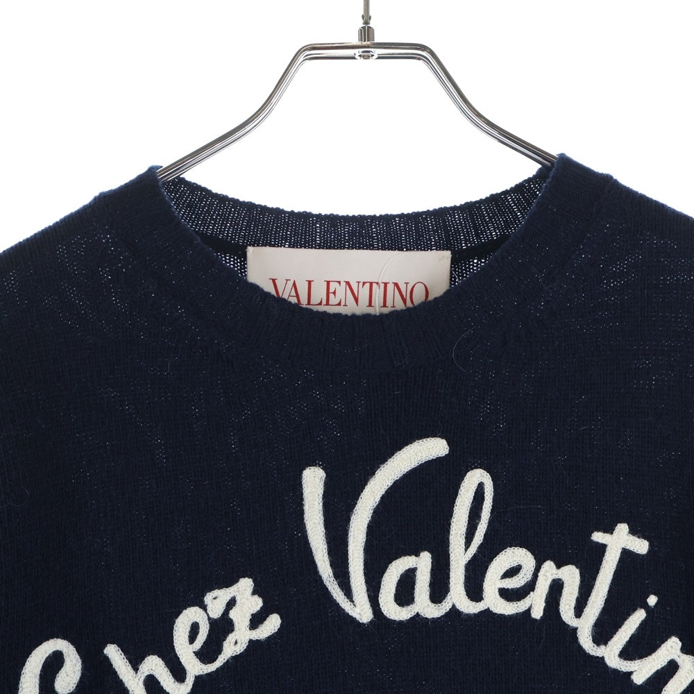 VALENTINO(ヴァレンティノ) ロゴ ニット セーター ネイビー レディース 6V3KC33LAR8 D51