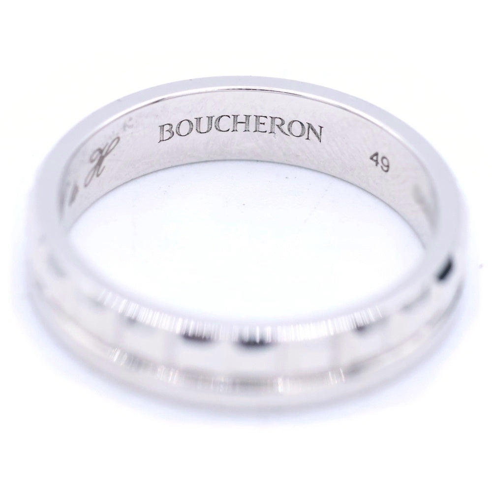 BOUCHERON(ブシュロン) キャトル ラディアント ハーフ リング 指輪 K18WG ホワイトゴールド