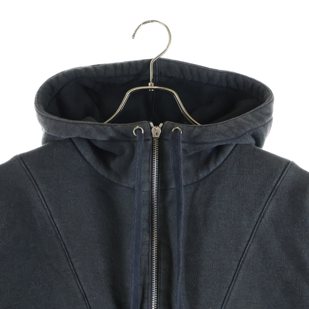 GUCCI(グッチ) 20AW GGロゴ アームライン ハーフジップ プルオーバー スウェットパーカー フーディ ブラック 627079 XJCOH