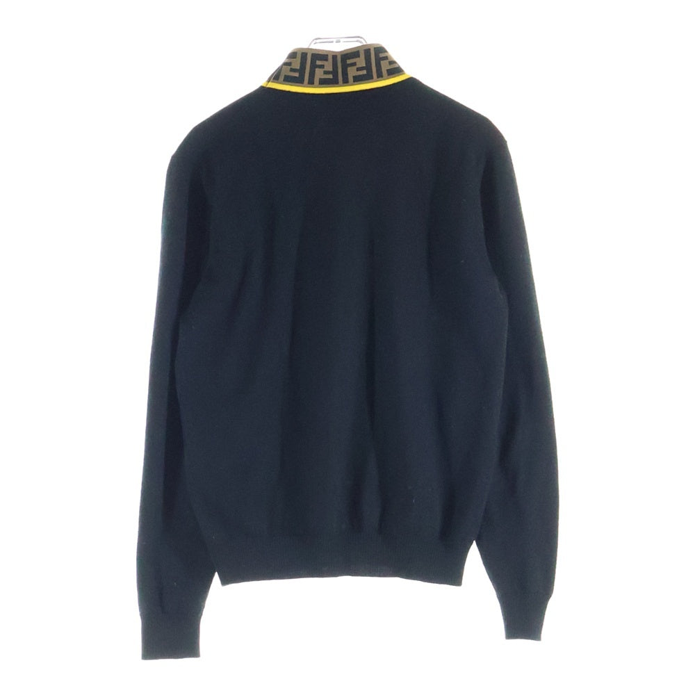 FENDI(フェンディ) ズッカ FFジャガード ハイネックニット FZZ411 A4GC ブラック