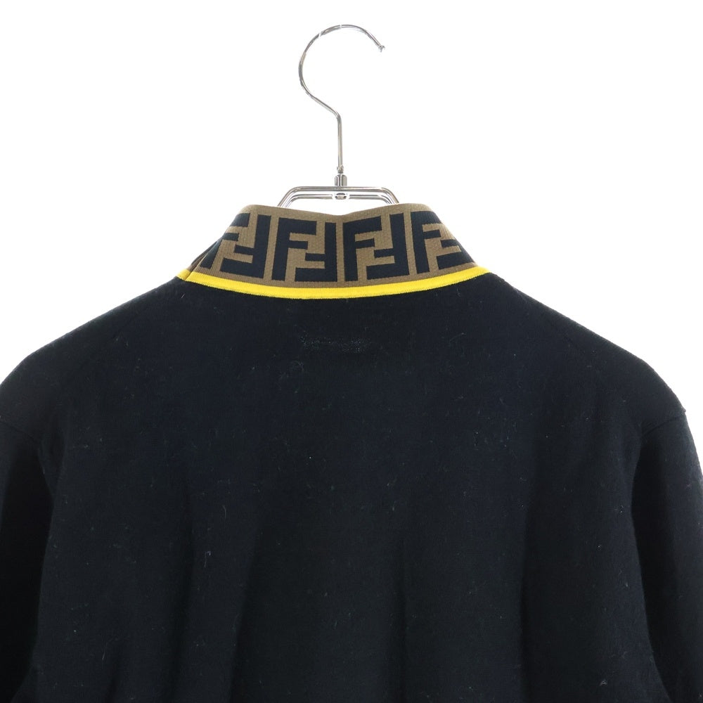 FENDI(フェンディ) ズッカ FFジャガード ハイネックニット FZZ411 A4GC ブラック