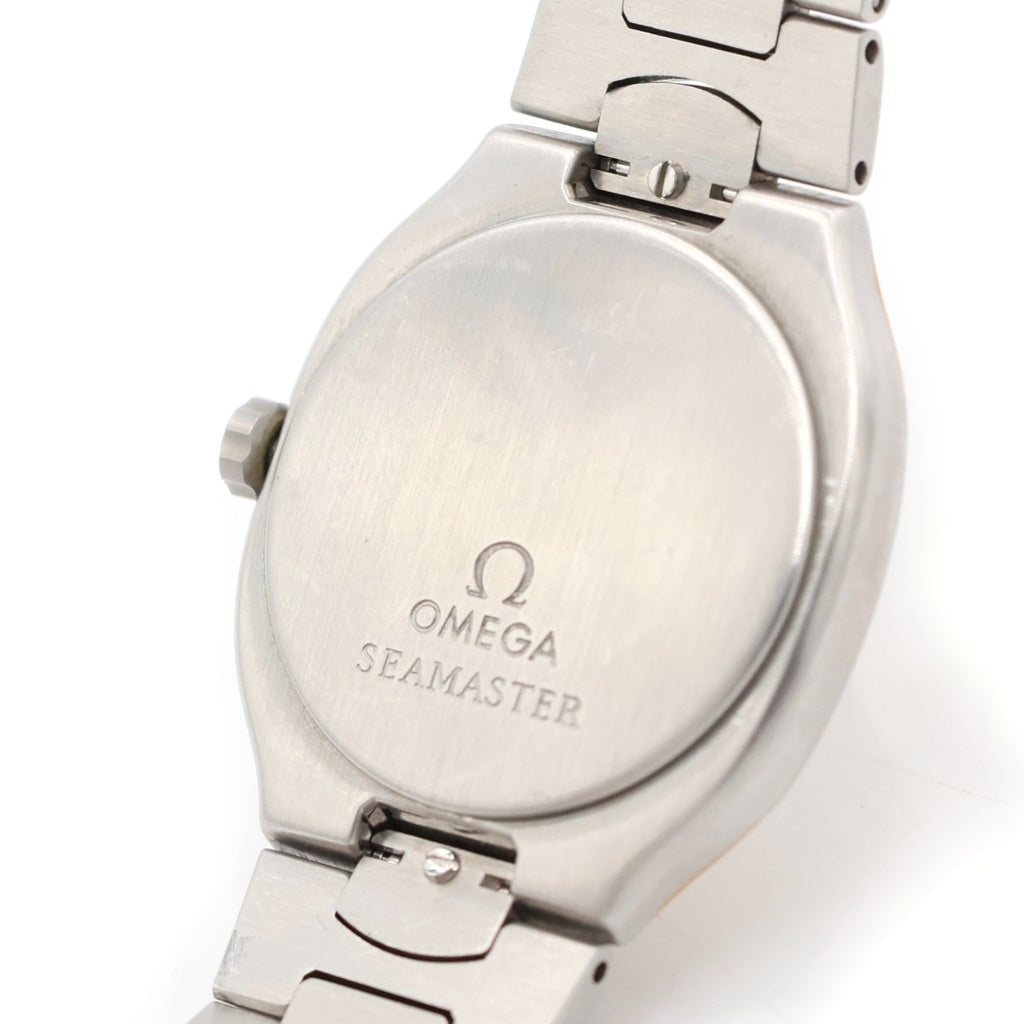 OMEGA(オメガ) シーマスター ポラリス シャンパン文字盤 SS/QZ ステンレス クォーツ 電池式 腕時計 レディース