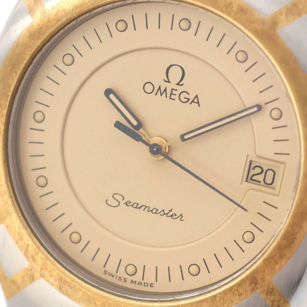OMEGA(オメガ) シーマスター ポラリス シャンパン文字盤 SS/QZ ステンレス クォーツ 電池式 腕時計 レディース