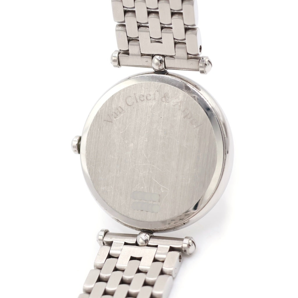 Van Cleef & Arpels(ヴァンクリーフアンドアーペル) ラ・コレクション 白文字盤 SS/QZ ステンレス クォーツ 電池式 腕時計 レディース