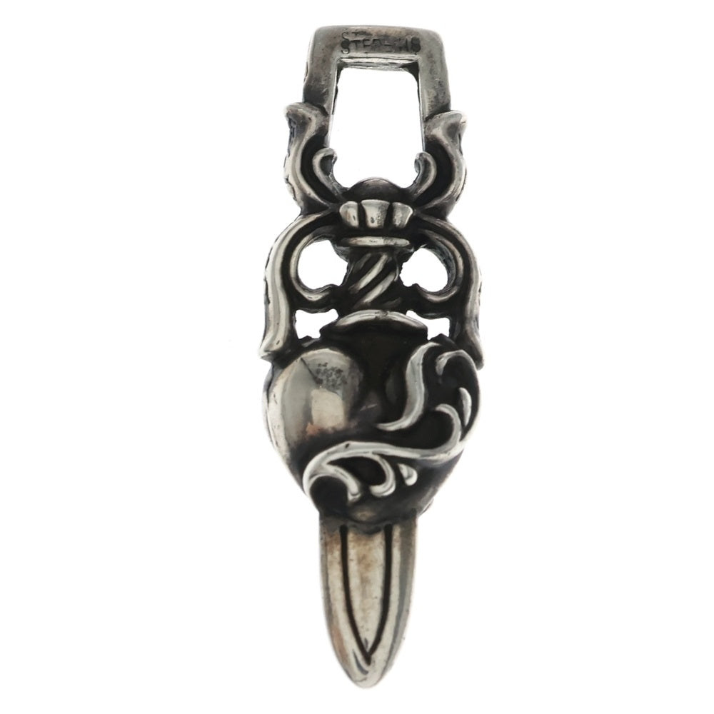 CHROME HEARTS(クロムハーツ) DAGGER HEART ダガーハート ペンダントトップ シルバー BCA243