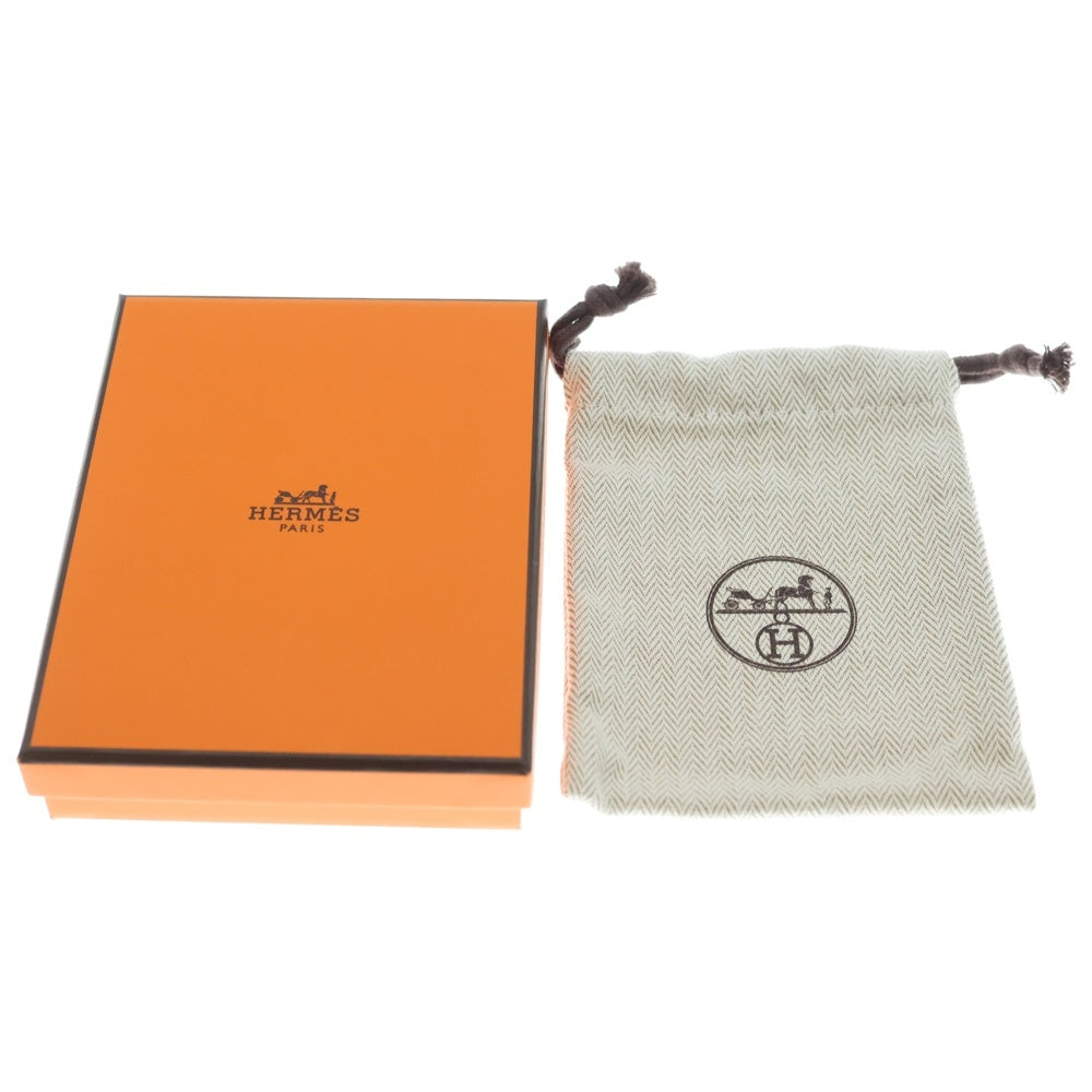 HERMES(エルメス) ミニポップH ネックレス ピンクゴールド×ブラック GP ペンダント レディース