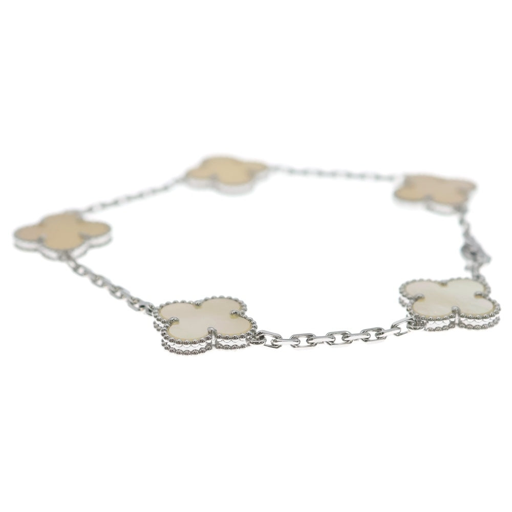 Van Cleef & Arpels(ヴァンクリーフアンドアーペル) ヴィンテージアルハンブラ 5モチーフ マザーオブパール ブレスレット VCARF48400 ジュエリー レディース