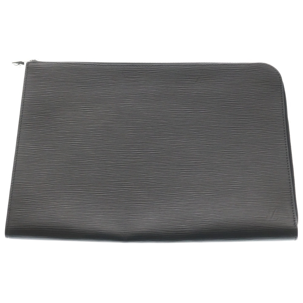 LOUIS VUITTON(ルイヴィトン) ポシェットジュール セカンドバッグ クラッチバッグ ケース ポーチ ブラック レザー M58820 シルバー金具