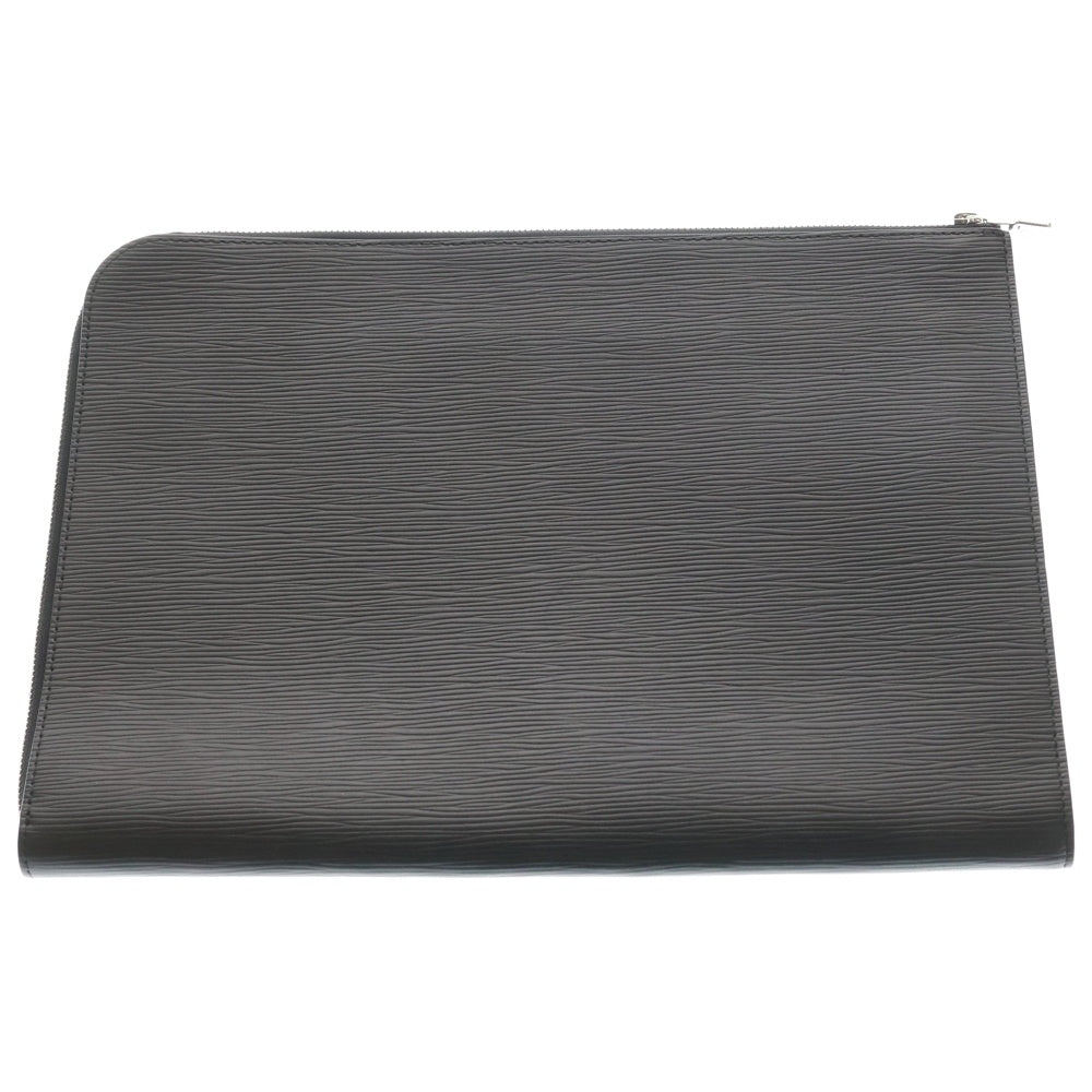 LOUIS VUITTON(ルイヴィトン) ポシェットジュール セカンドバッグ クラッチバッグ ケース ポーチ ブラック レザー M58820 シルバー金具