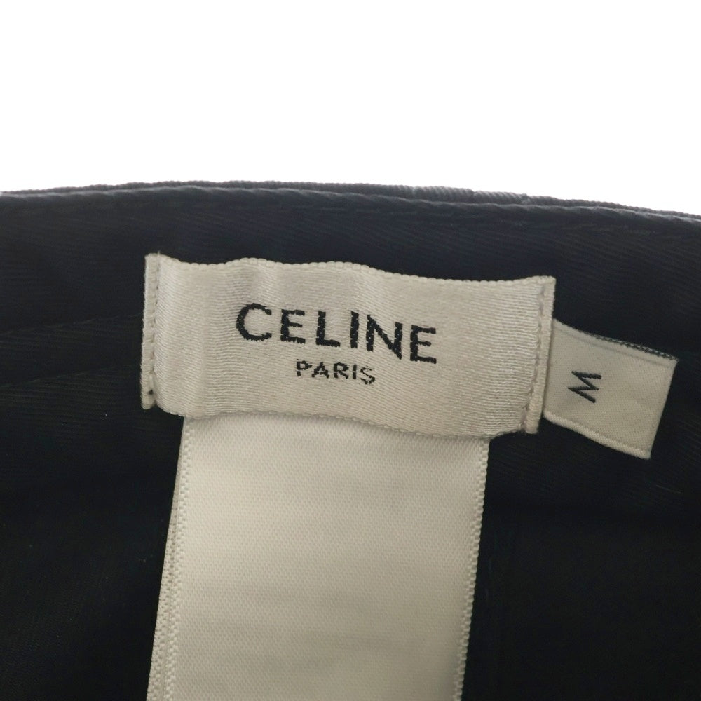CELINE(セリーヌ) トリオンフ ベースボールキャップ 帽子 ブラック 2AUT6969P.38NO レディース